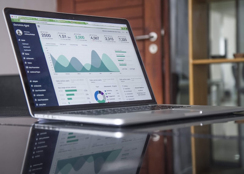 Data analytics on screen